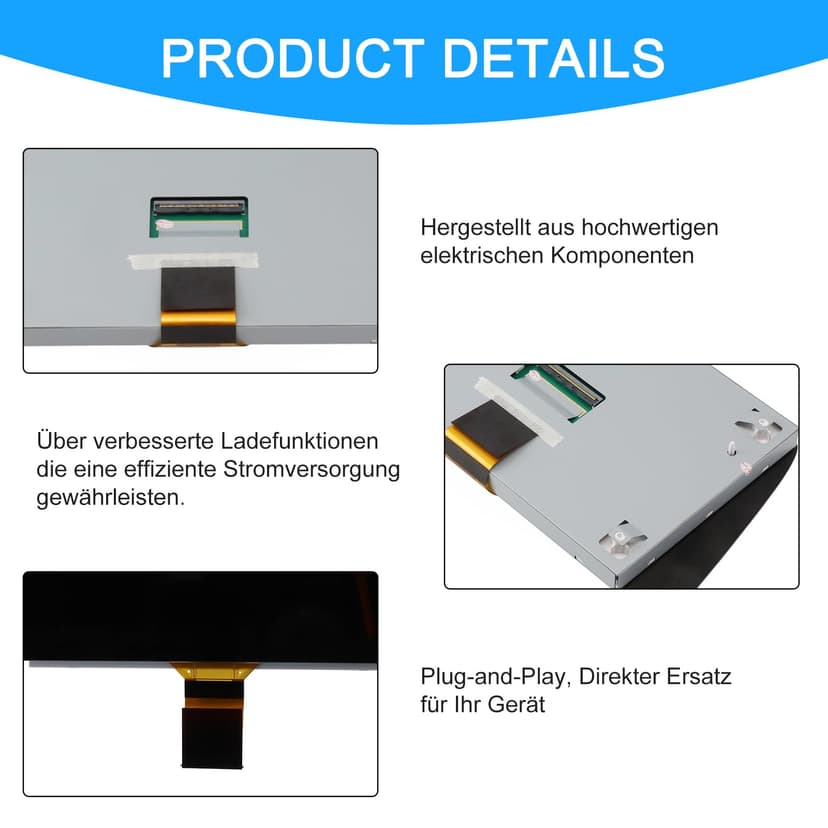 8" Touch Screen LCD Display Assembly For Opel Astra K 2016-2018 LQ080Y5DZ10 - 5