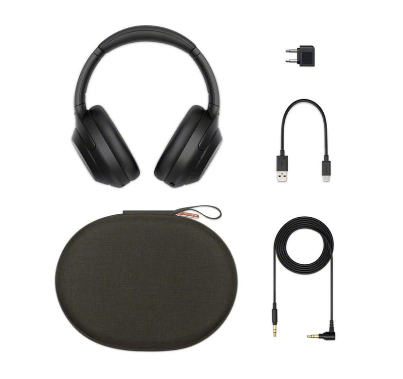 Sony WH-1000XM4 Noise Cancelling Wireless Headphones - 30 hours battery life - Over Ear style - Optimised for Alexa and the Google Assistant - with built-in mic for phone calls - Black - 6