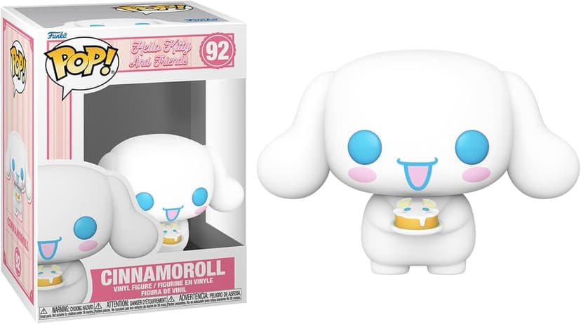 Funko Pop! Sanrio: HK - Cinnamoroll - Cinnamaroll - Hello Kitty - Figurine en Vinyle à Collectionner - Idée de Cadeau - Produits Officiels - Jouets pour Les Enfants et Adultes - Cartoons Fans - 1