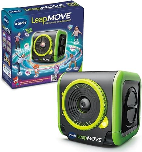 VTech - LeapMOVE Console TV Éducative - Apprendre en Bougeant avec 25 Aventures et Jeux Éducatifs - Console Jeux Enfant Plug & Play, USB-C/HDMI - Cadeau Enfant Dès 4 Ans - Contenu en Français