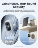 eufy Security Camera Outdoor Wireless,eufyCam C35,Home Security Camera,Indoor camera,Magnetic Mount,Colour Night Vision,Local Storage, No Monthly Fee,IP67,Supports Solar Panel,Cameras House Security - 3