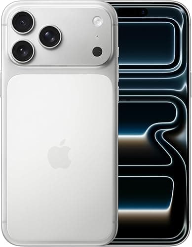 Apple iPhone 17 Pro Max 256GB: 6.9-inch display with ProMotion, A19 Pro chip, Record battery life on iPhone, Pro Fusion camera system, Center Stage front camera; Silver