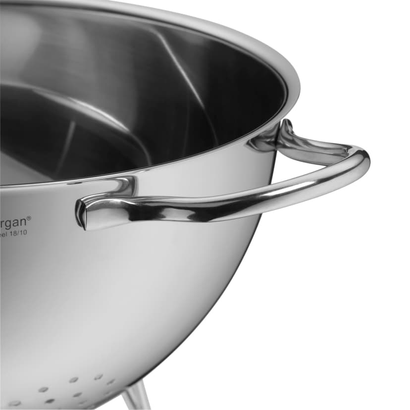 WMF Gourmet Passoire en Acier Inoxydable Cromargan 24 cm avec Pieds, passoire à pâtes, passoire de Cuisine, Passe au Lave-Vaisselle - 4