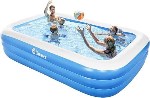 Duerer Inflatable Swimming Pools, 241cm x 142cm x 56cm In…