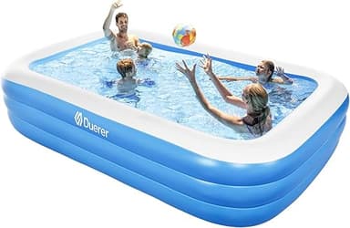 Duerer Inflatable Swimming Pools, 241cm x 142cm x 56cm In…