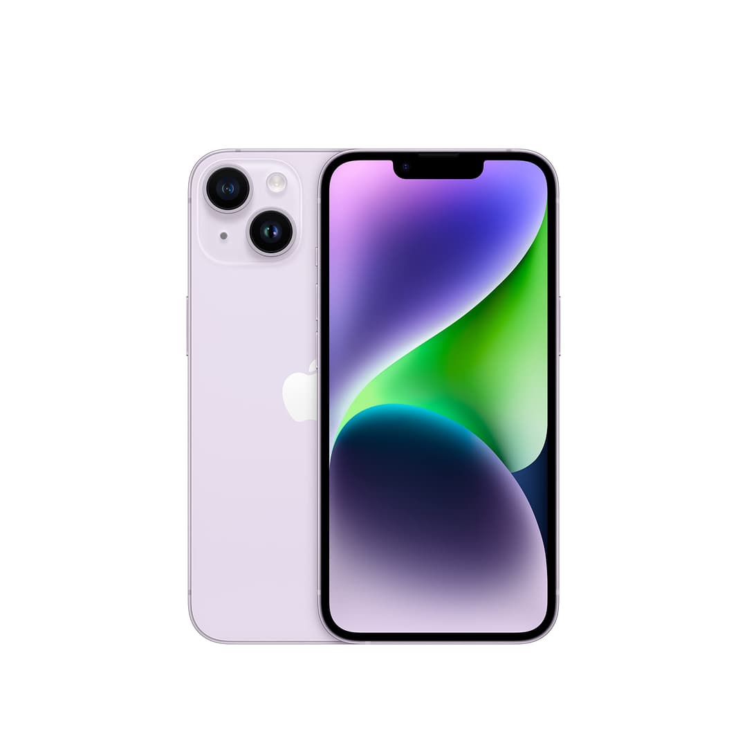 Apple iPhone 14, 128GB, Purple - (Renewed)