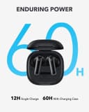 soundcore P40i by Anker, Noise Cancelling Wireless Earbuds, Adaptive Noise Cancelling to Environments, Heavy Bass, 60H Playtime, 2-in-1 Case and Phone Stand, IPX5, Wireless Charging, Bluetooth 5.3 - 4
