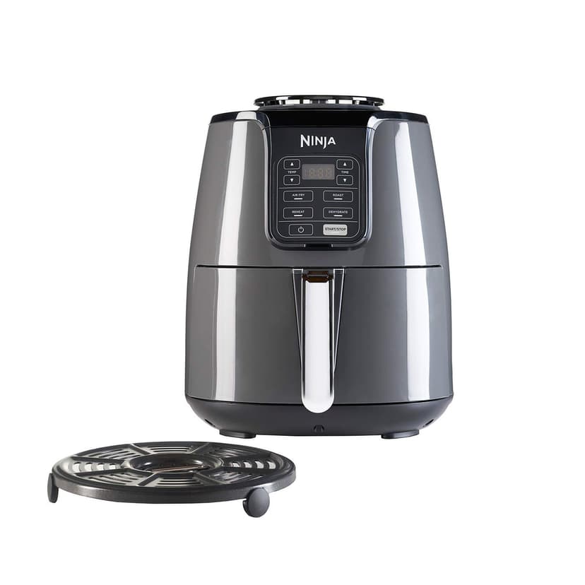 Ninja Air Fryer [AF100EU] 4 Cooking Modes, Air Fry, Roaster, Reheating, Dehydrating, Non-Stick Ceramic, 3.8 L, 1550W, Grey/Black - 1