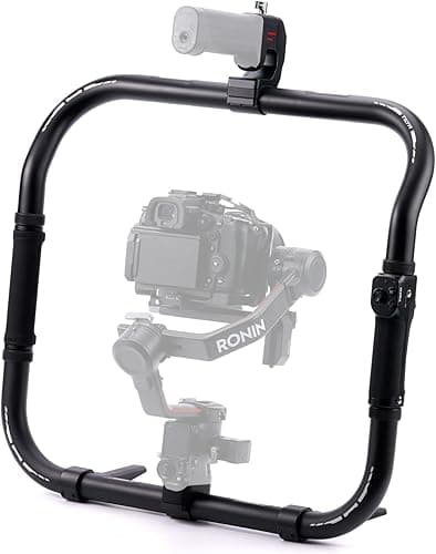 Tilta Basic Ring Grip Plus compatible avec DJI Ronin RS2, RS 3 Pro et RS 4/4 Pro | Kit de poignée de contrôle sans fil | Stabilité, mouvement et flexibilité améliorés | Alliage d'aluminium | Plusieurs