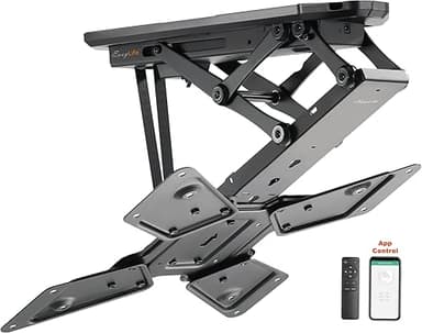 EasyLife Support TV Plafond Motorisé et pivotant, intégra…