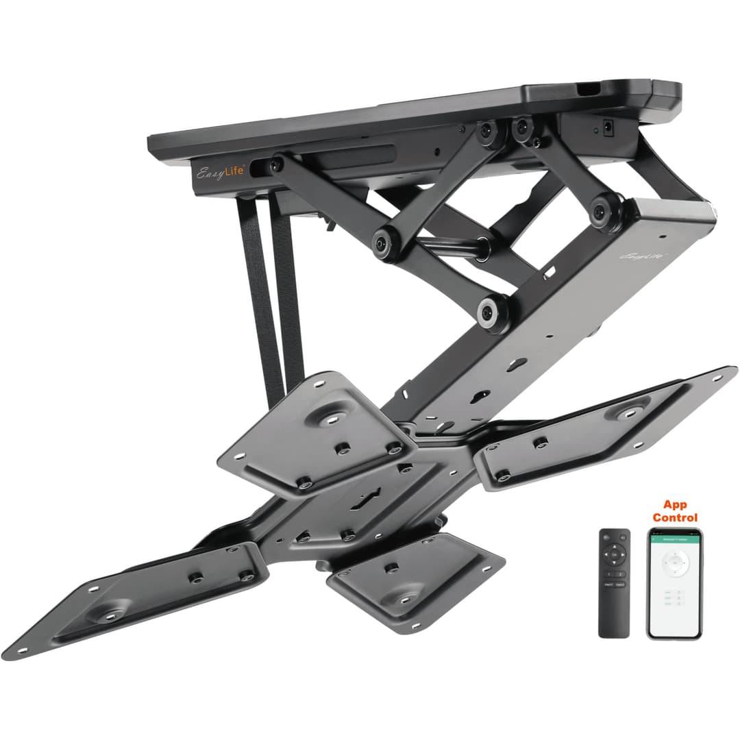 EasyLife Support TV Plafond Motorisé et pivotant, intégra…