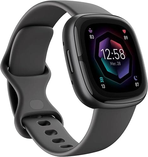 Google Fitbit Sense 2 Smartwatch per fitness e benessere con GPS integrato, fino a 6 giorni di autonomia e compatibile con Compatible with iOS 15 & Android OS 9.0