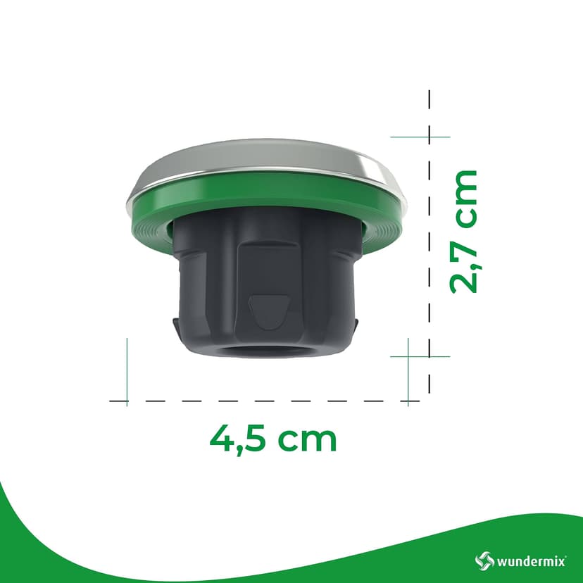 Wundermix - WunderCap® Knife Replacement for Monsieur Cuisine Food Processor (Connect, Trend, Smart) • The Revolutionary Knife Alternative • Alternative to Knife Cover • Wundermix Accessories - 6