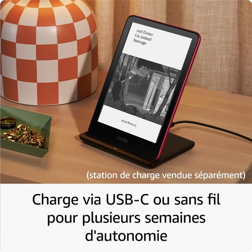 Amazon Kindle Paperwhite Signature Edition (Nouvelle génération) - Notre modèle le plus rapide avec éclairage avant à réglage automatique et charge sans fil - 32 Go - Rose métallisé - 3