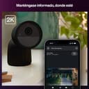 Philips Hue Caméra de surveillance Secure, Résolution vidéo 2k, Notifications, Audio bidirectionnel, Intégration avec les lampes Hue, Caméra extérieure compacte avec support élégant, Noire - 2