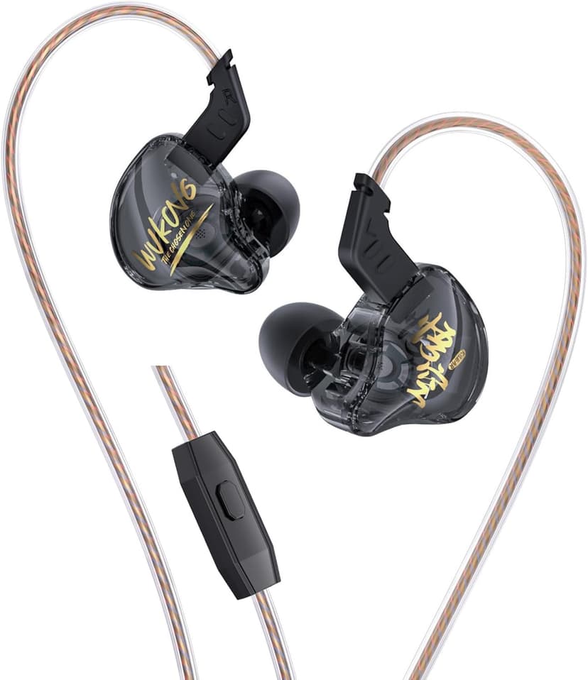 Yinyoo KBEAR MONKIE K01 Wired Gaming Earbuds 1DD Wired Earbuds Lightweight with 3.5mm Plug HiFi In-ear Headset for PC, PS5, Xbox, Switch - 1