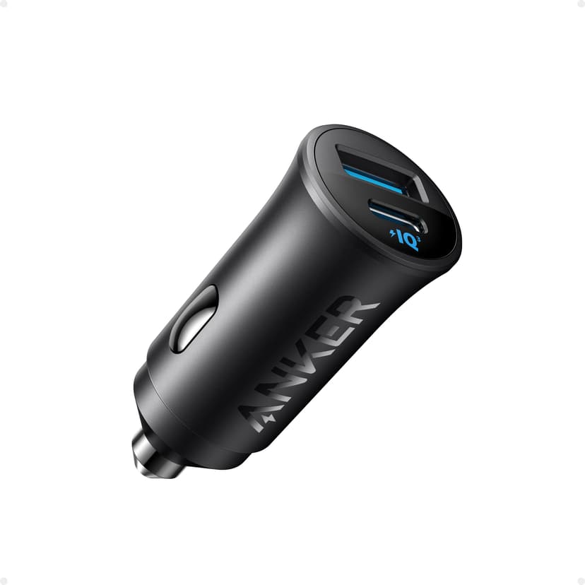 Anker Car Charger, 30W 2-Port USB C Car Adapter with PowerIQ 3.0, For iPhone 17/16/15/14/13 Series, Galaxy S23/S22/S21, iPad Pro, AirPods, and More - 1