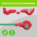 Pack of 20 Connection Terminals, Clip for Cable for Robotic Lawnmowers, Boundary Cable Charging Station, T-Branch Connector, Quick Connector, Power Thief Lawnmower e.g. Husqvarna, Gardena, Lawn Robot - 6