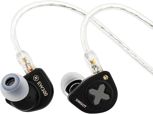 Linsoul SIMGOT EW300 Ecouteurs Intra-Auriculaires 1DD+1Pl…