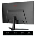 KOORUI 24'' Ecran PC Gamer Incurvé, 180Hz 1ms FHD PC Moniteur Gaming 1500R, Adaptive Sync VESA 100x100mm, Inclinaison réglable, HDMI2.0/DP1.2 - 3
