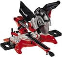 Einhell Dual Bevel Sliding Mitre Saw 1800W, +/-45° Mitre, +/-47° Bevel Saw with 48T Blade for Cutting Wood, Dust Extraction, Laser, Suitable for Materials Such as Wood, Coated Boards or Plastic - 1