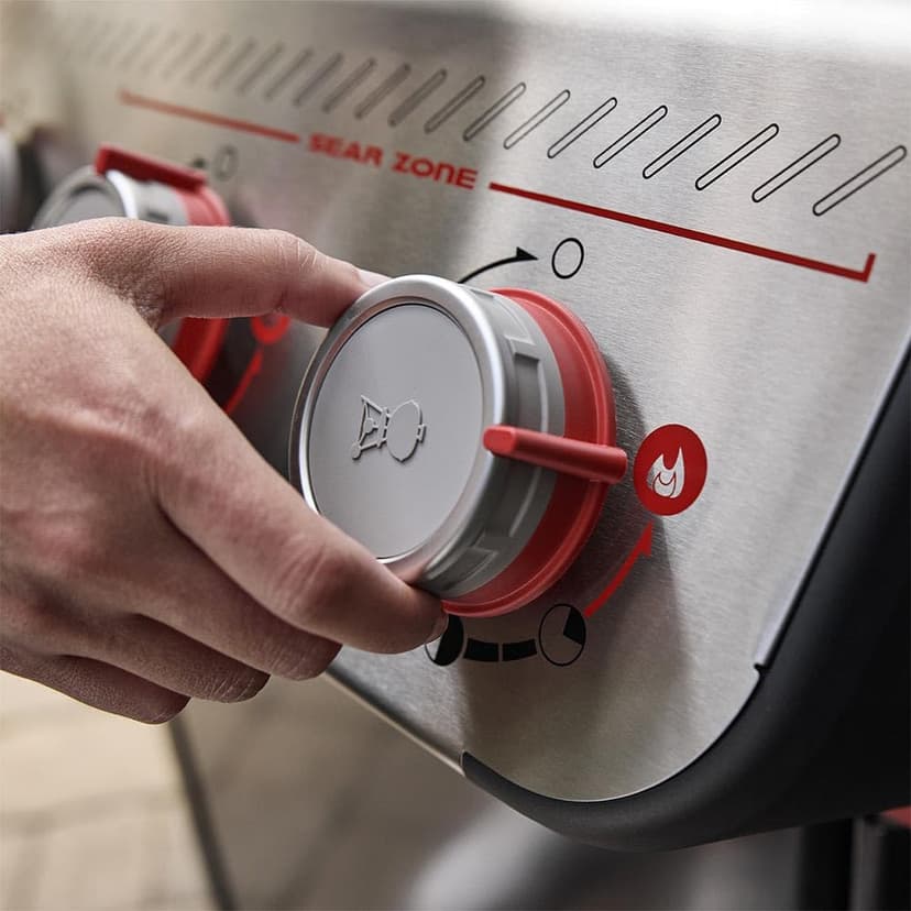 Weber Barbecue gaz Spirit E-425 Mix plancha, Puissance 8200w - 3