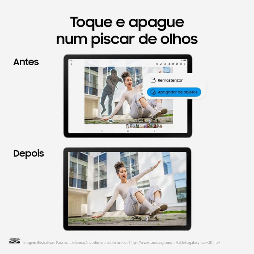 Samsung Galaxy Tab S10 Lite with S-Pen | 128GB, 6GB RAM, Wi-Fi Only | 10.9” 90Hz LCD, Android 15 WiFi 6 Tablet, All Day Battery | International Model X400 | 256GB SD Card Bundle, Gray - 3