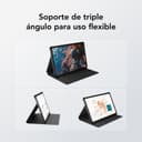 TCL Tablet Case for NXTPAPER 11 Plus – Slim PU Leather Flip Cover with 3 Adjustable Angles, Magnetic Stylus Holder & Auto Sleep/Wake Function – Black - 3