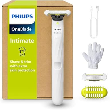 Philips OneBlade Intimate, Designed for Pubic Grooming, T…