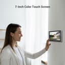 EZVIZ 2K Video Intercom Doorbell Camera Wired, Remote Door/Gate Unlock, 2.4G/5GHz Dual-Band Wi-Fi, 512 GB SD Card, No Monthly Fee, Human Detection, 7-Inch Colour Touch Screen, RFID Unlock (CP7) - 2