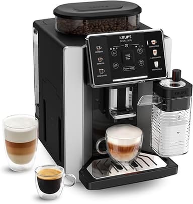 Krups Sensation Lait, Machine à café grains, Expresso aut…