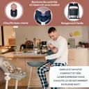 Béaba Bib'Expresso Bottle Warmer, Instant, Quick, Bain-Marie, Midnight Blue - 4