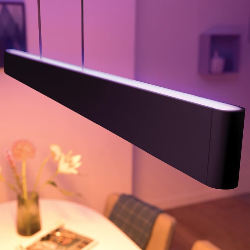 Philips Hue Ensis White and Colour Ambiance Ceiling Pendant Smart Light [Black] Suitable for Kitchen and Dining. with Bluetooth. Works with Alexa, Google Assistant and Apple Homekit. - 6