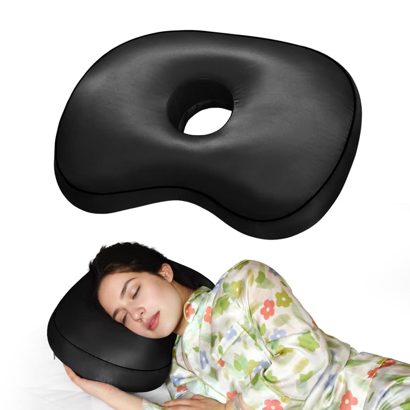 Nockovi Ear Piercing Pillow for Side Sleepers, Orthopedic… - 1