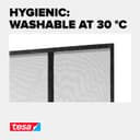 tesa Insect Stop Magnetic Curtain - self-Closing - Insect Screen Curtain with Magnets for Balcony and Patio Doors - for Easy Installation Without Drilling - 2.1 m x 0.9 m - 7