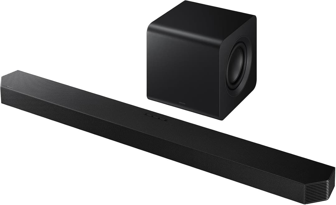 SAMSUNG 2025 HW-Q800F/ZF Soundbar - Dolby Atmos Wireless, Q-Symphony, 5.1.2 Channels, SpaceFit Sound Pro and Voice Assistant Compatible [French version]