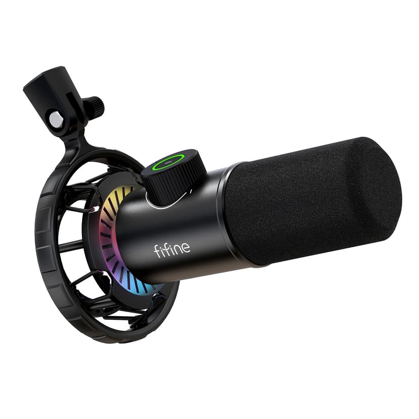 FIFINE USB Micro Gaming, Dynamiques Microphone PC PS4 PS5… - 1