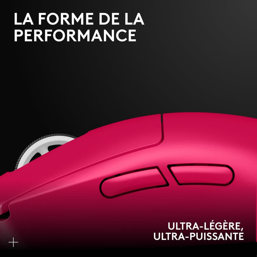 Logitech G PRO X SUPERLIGHT 2 wireless gaming mouse, 60 g pro-grade mouse with 5 programmable buttons, 44k DPI sensor, 8 kHz report rate, USB-C charging for PC/Mac - Pink - 2