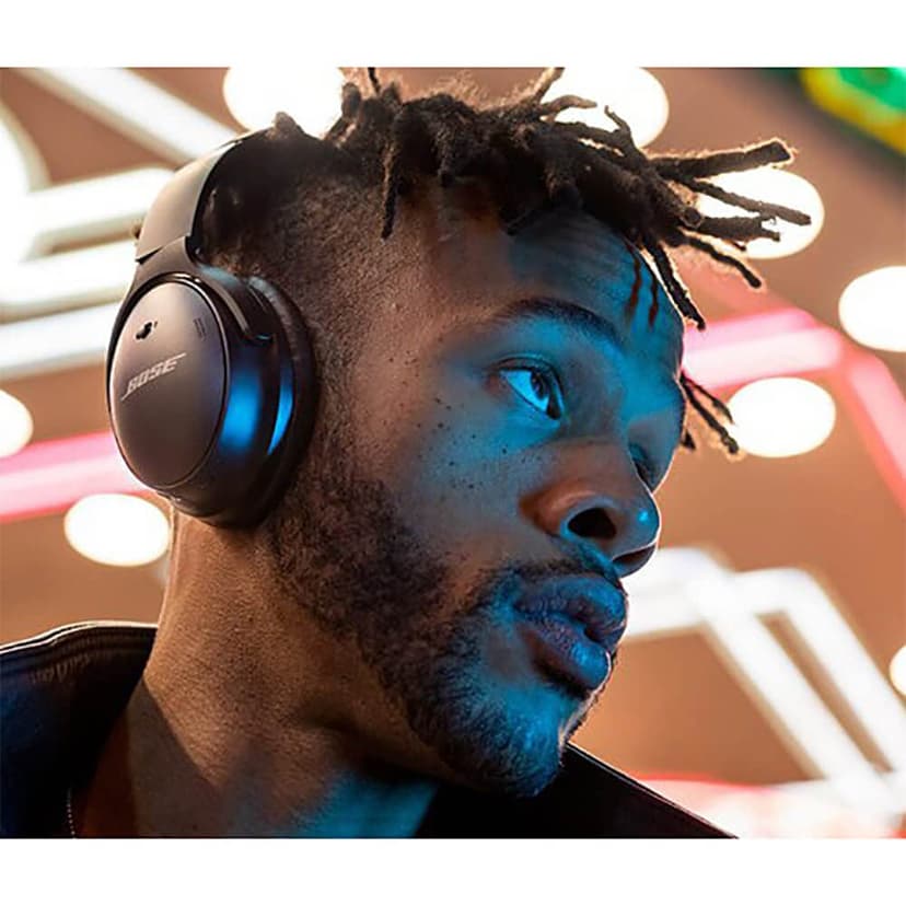 Bose QuietComfort® 45 Bluetooth wireless noise cancelling headphones with microphone for phone calls - Triple Black - 6