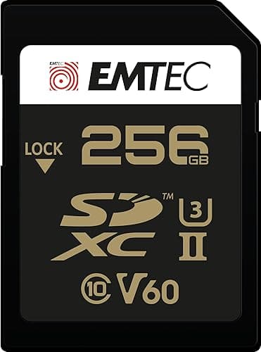 Emtec ECMSD256GUHS2V60 mémoire flash 256 Go SDXC UHS-II C…