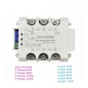 PMZZHUPVR Three/Single Phase Motor Soft Starter Slow Start Module Solid State Relay Decompression And Step-Down Controller(Single 4KW Module) - 2