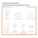 Gigaset A695 Trio - téléphone DECT sans Fil - 3 combinés avec Grand écran à Haut Contraste - Excellente qualité Audio - Fonction Mains Libres - Protection d'appels, Gris [Version française] - 6