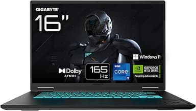GIGABYTE Gaming A16 Ordinateur Portable – 16", 165Hz WUXG…