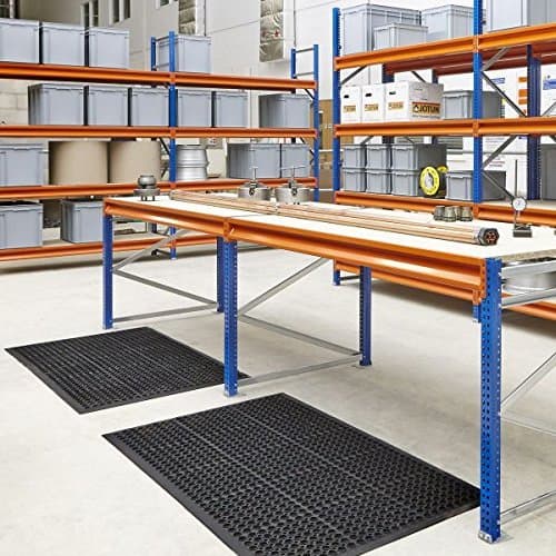 Grand Tapis d'entrée Extérieur en Caoutchouc Absorbant antidérapant – 3 Tailles Disponibles (0.9 m x1.5 m) par BiGDUG - 2