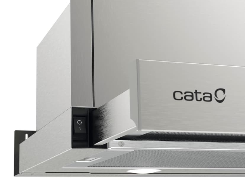 CATA | Extractor Hood | TF 2003 Model DURALUM 60 | 2 Extraction speeds | Cooker Hood 390m3/h - 150m3/h | Stainless Steel Finish - 2
