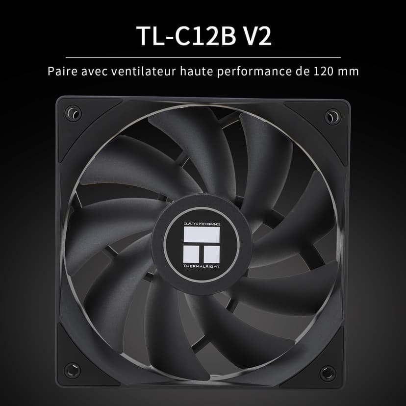 Thermalright Phantom Spirit 120 CPU Air Cooler, 7 Heatpipes CPU Cooler, Dual 120 mm TL-C12B V2 PWM Fan, AGHP 4.0 Technilogy, S-FDB Bearing, for AMD AM4 AM5/Intel 1700/1150/1151/1200/2011, PC Cooler - 5