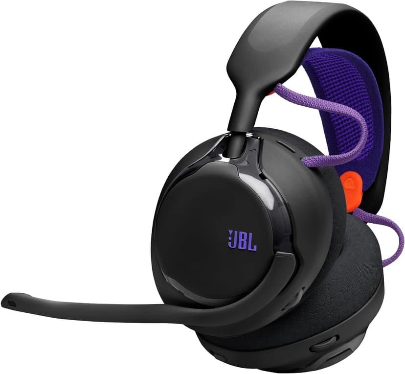 JBL Quantum 650, Casque Gaming sans Fil Bluetooth, Son Spatial JBL Quantum, Micro à réduction de Bruit, câble USB-C, 45 h d’autonomie, pièces remplaçables, compatibilité multiplateforme, Noir - 1
