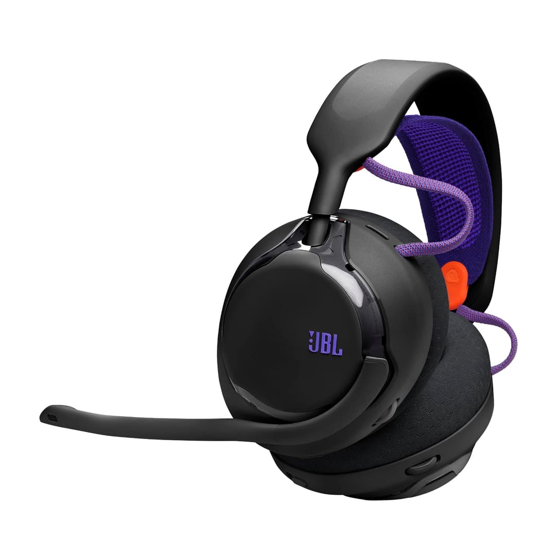 JBL Quantum 650, Casque Gaming sans Fil Bluetooth, Son Spatial JBL Quantum, Micro à réduction de Bruit, câble USB-C, 45 h d’autonomie, pièces remplaçables, compatibilité multiplateforme, Noir