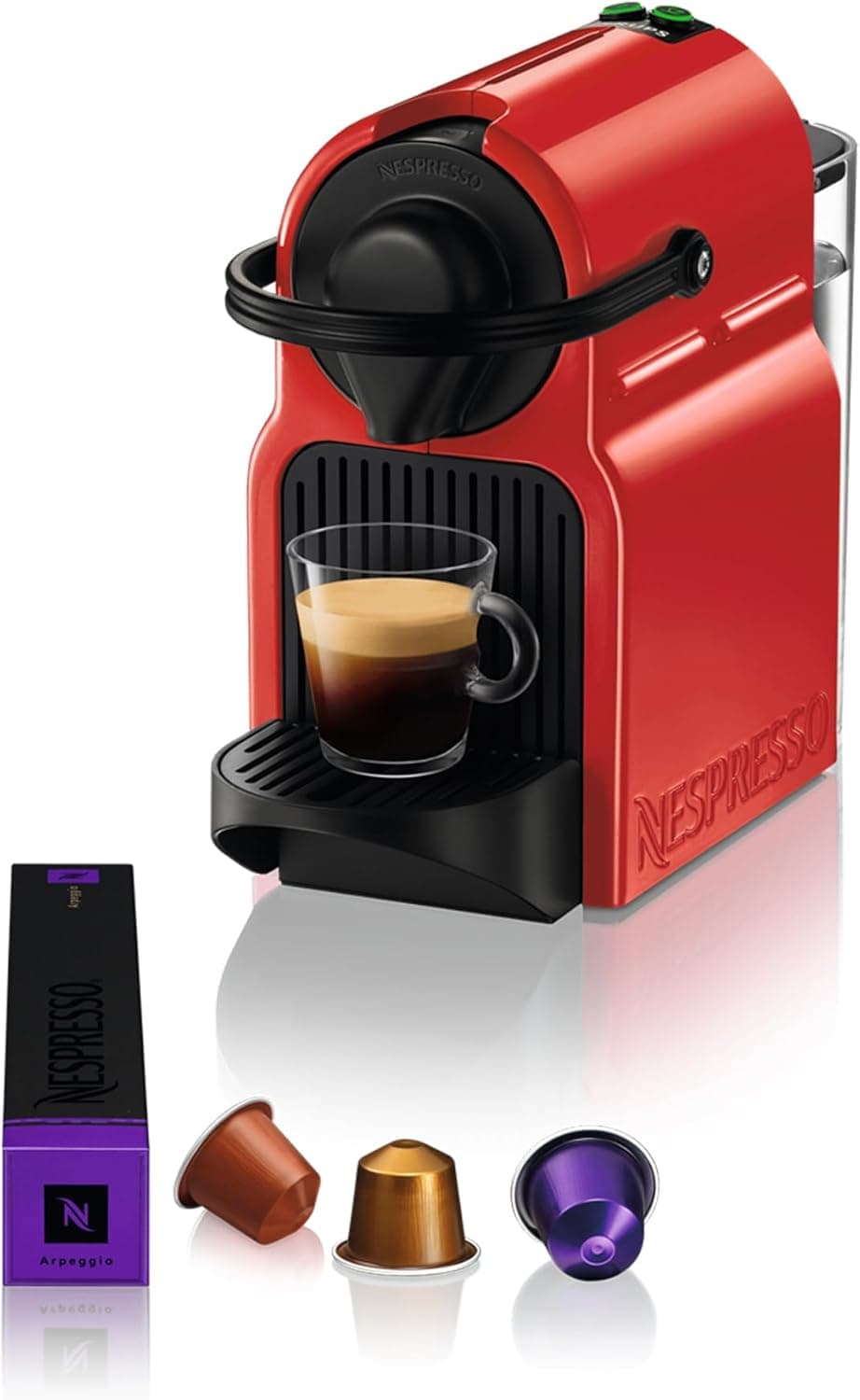 Krups Nespresso Inissia Ruby Red