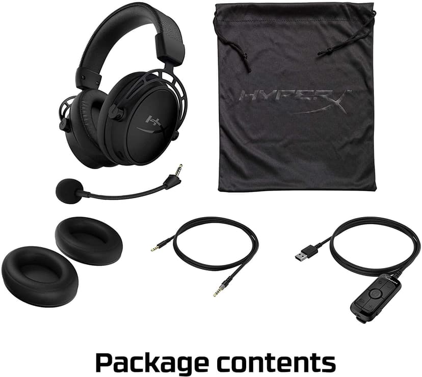 HyperX Cloud Alpha S Gaming Headset for PC and PS4, 7.1 Surround Sound, Adjustable Bass, Dual Room Drivers, Chat Mixer, Background Noise Cancelling Microphone, Black - 9